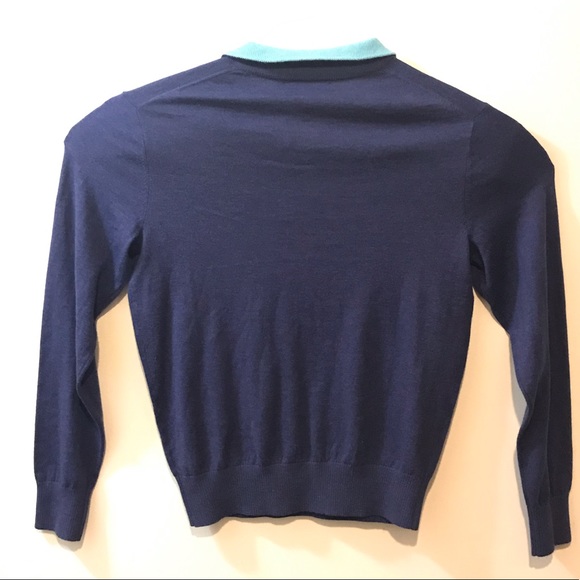 Vineyard Vines Cobalt 1/4 Zip XS Men’s Sweater NWT - Picture 2 of 4